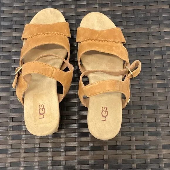 Ugg  wedge, sandals, women’s size 9 ￼
