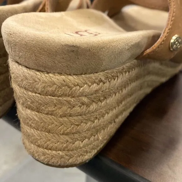 Ugg  wedge, sandals, women’s size 9 ￼