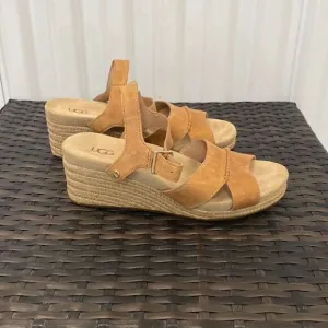 Ugg  wedge, sandals, women’s size 9 ￼