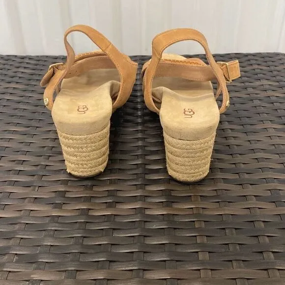 Ugg  wedge, sandals, women’s size 9 ￼