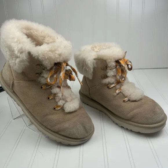 UGG Women's Classic Mini Alpine Lace Boots