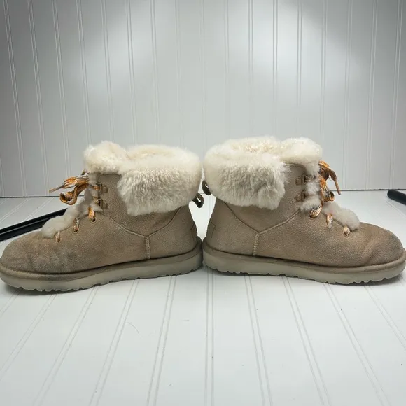UGG Women's Classic Mini Alpine Lace Boots