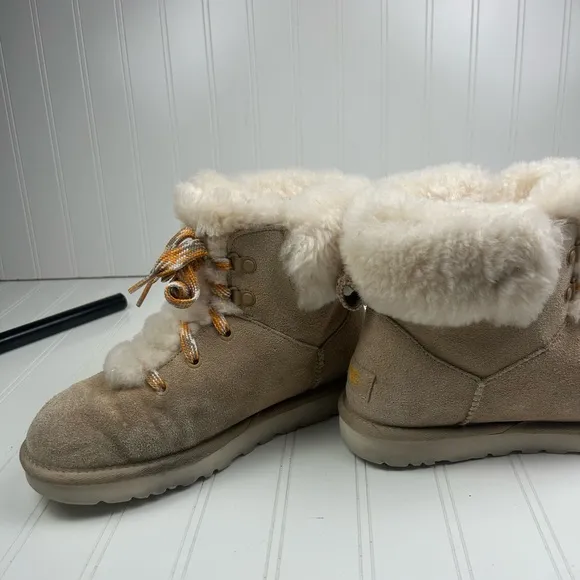 UGG Women's Classic Mini Alpine Lace Boots