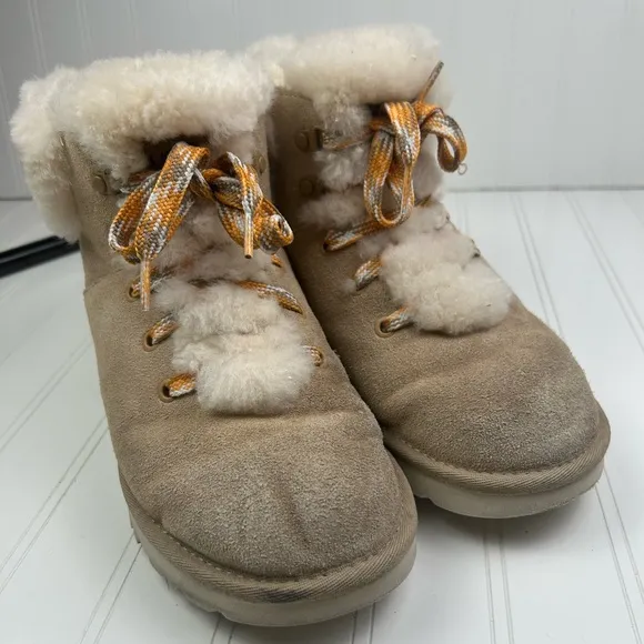 UGG Women's Classic Mini Alpine Lace Boots
