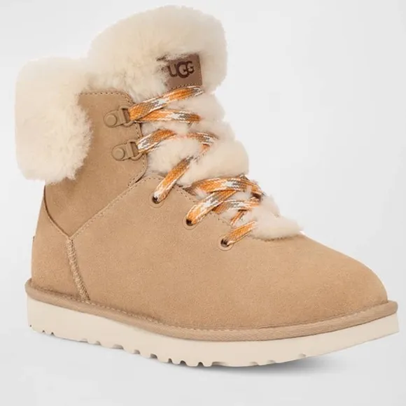 UGG Women's Classic Mini Alpine Lace Boots