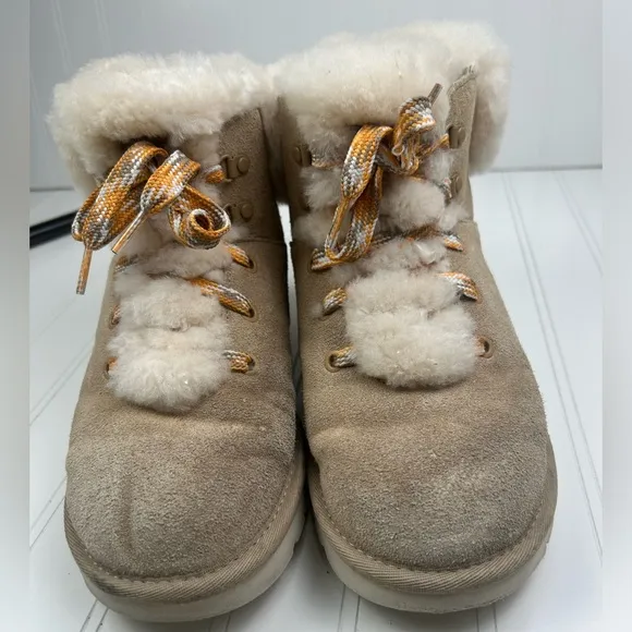 UGG Women's Classic Mini Alpine Lace Boots