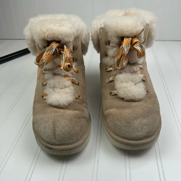 UGG Women's Classic Mini Alpine Lace Boots