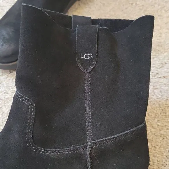 UGG Women's Josefene Suede Boots Black Size 9.5