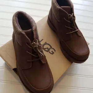Ugg wool leather boots boys s 2
