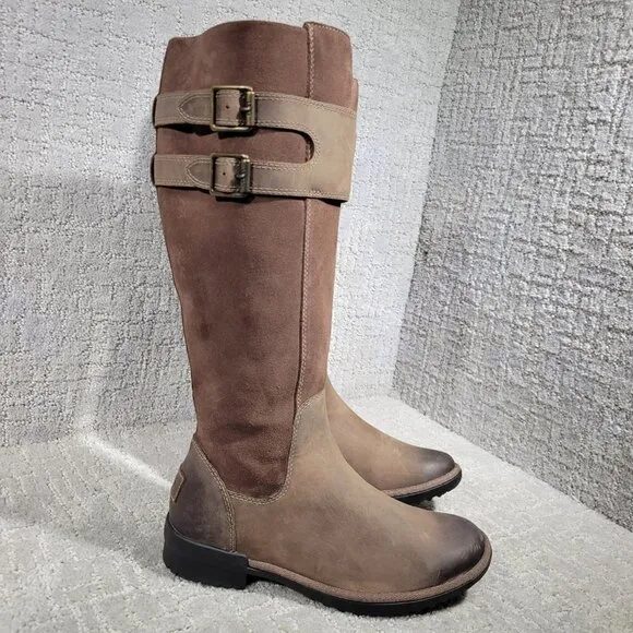 Ugg Zarina Women's Size 6.5 US Brown Suede Leather Tall Riding Boots 1112315