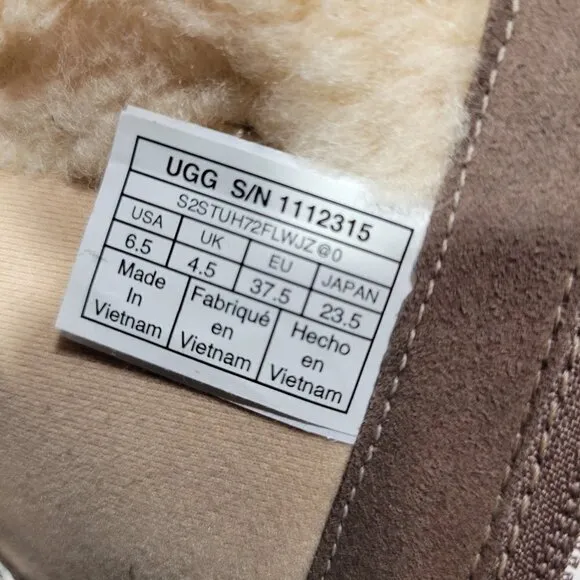 Ugg Zarina Women's Size 6.5 US Brown Suede Leather Tall Riding Boots 1112315