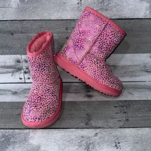 UGG Classic II Pink Dot Boots Sz US12‎