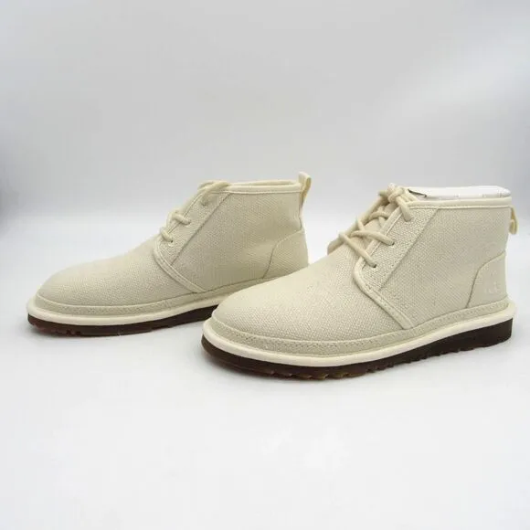 UGG WOMEN'S NATURAL CANVAS CLASSIC NEUMEL BOOTS SZ 8