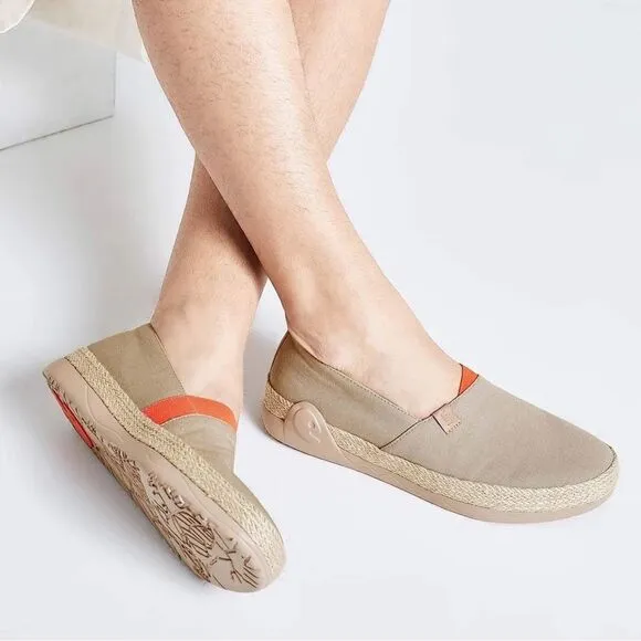 UIN Men's Slip Ons Walking Casual Loafers Comfortable Shoes (Marbella Khaki)
