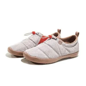 UIN Women's Walking Travel Camping Shoes Casual Comfort Loafers (Light Khaki)