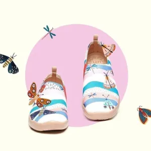 UIN Women's Slip On Casual Knitted Comfort Soft Walking Shoes (Summer Elves)