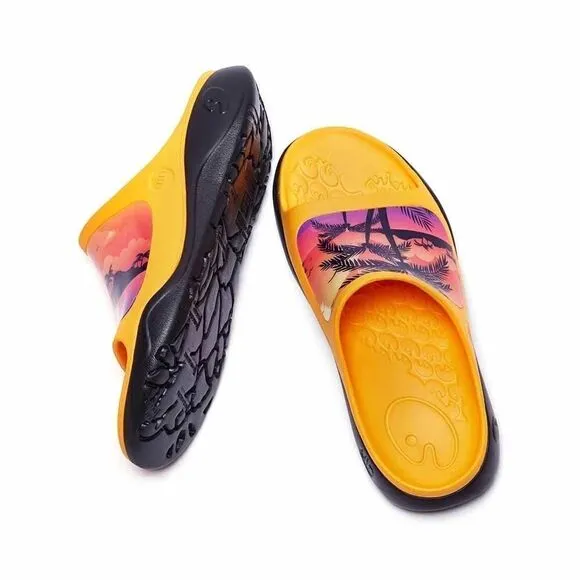 UIN Men's Sandals Beach Summer Casual Comfort Slippers (Romantic Island Ibiza)