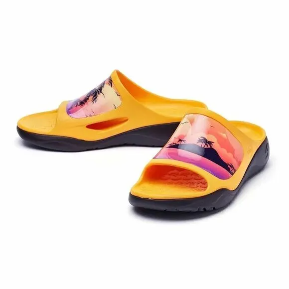 UIN Men's Sandals Beach Summer Casual Comfort Slippers (Romantic Island Ibiza)