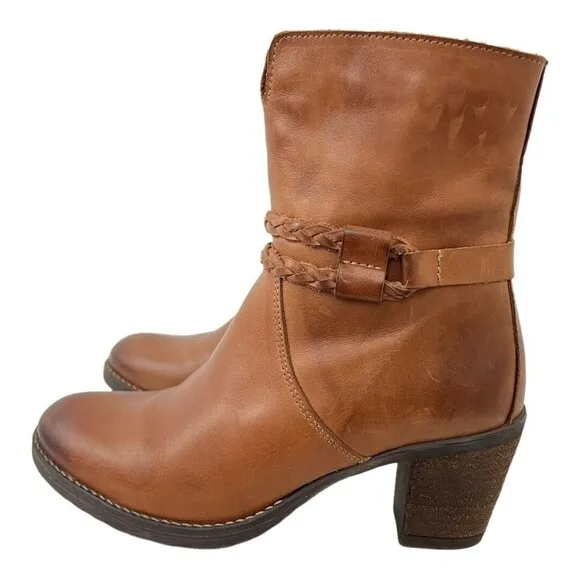 Umberto Raffini Womens Size 38 US 7.5 Verona Brown Leather Boots