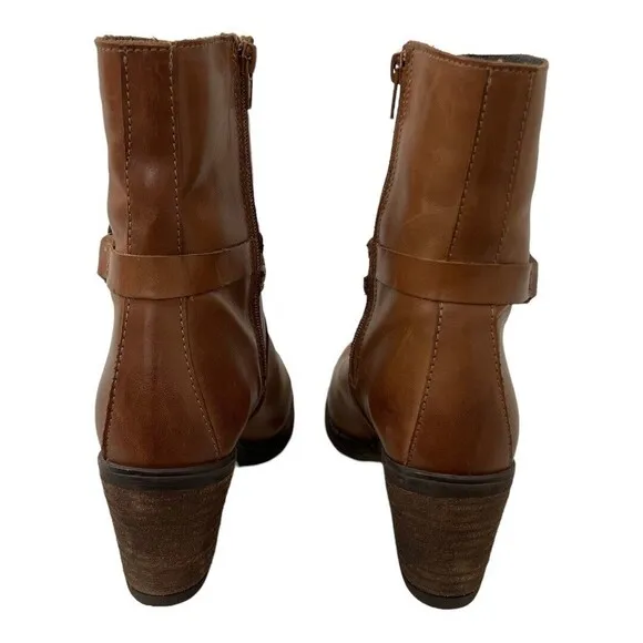 Umberto Raffini Womens Size 38 US 7.5 Verona Brown Leather Boots