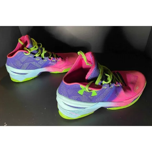 Under Armour Curry 2 Retro Sneakers Northern Lights Mens 10.5 Shoes