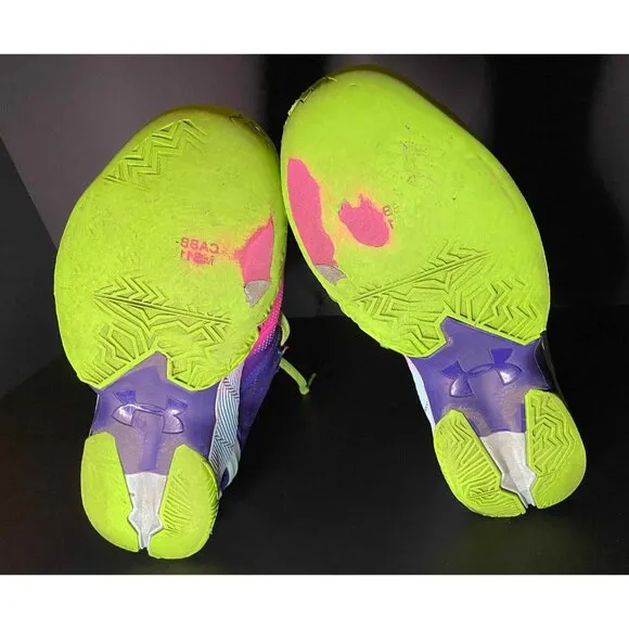Under Armour Curry 2 Retro Sneakers Northern Lights Mens 10.5 Shoes