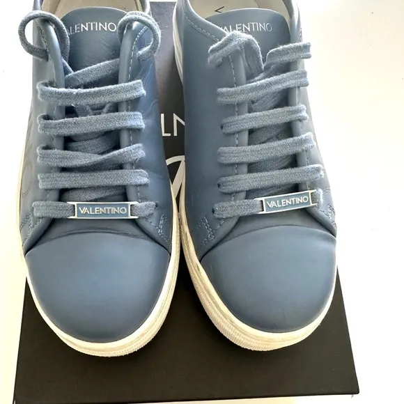 Valentino Fashion Sneakers in Blue - Size 9.5