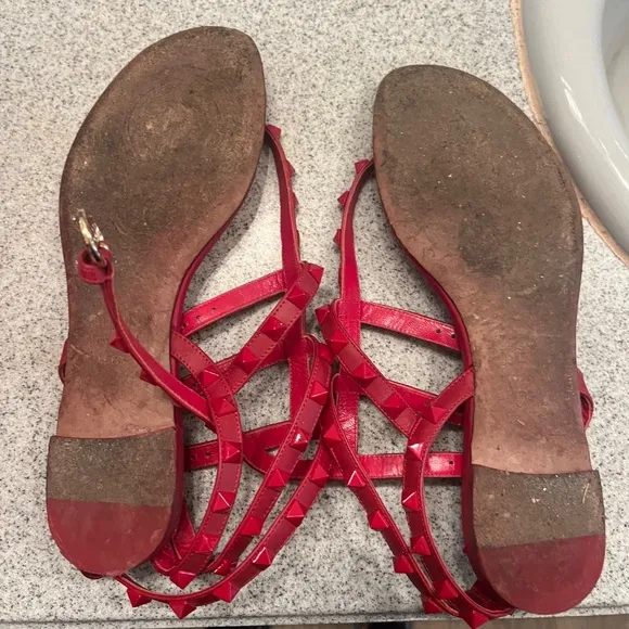 Valentino red sandals