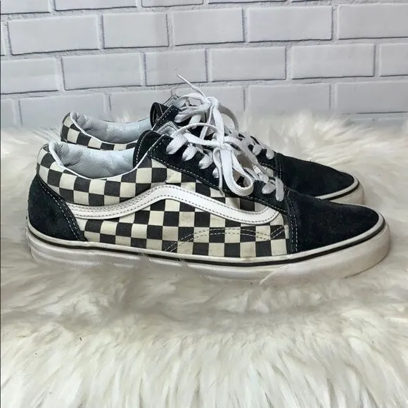 Vans Checkerboard Old Skool Sneakers Size …
