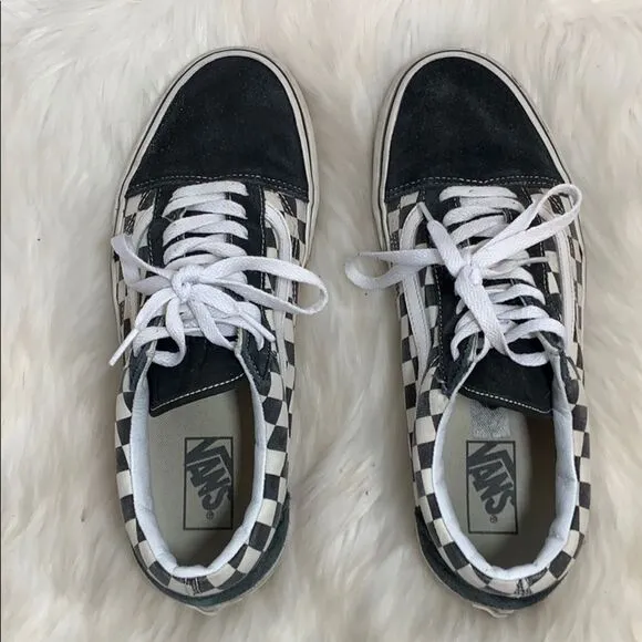 Vans Checkerboard Old Skool Sneakers Size …