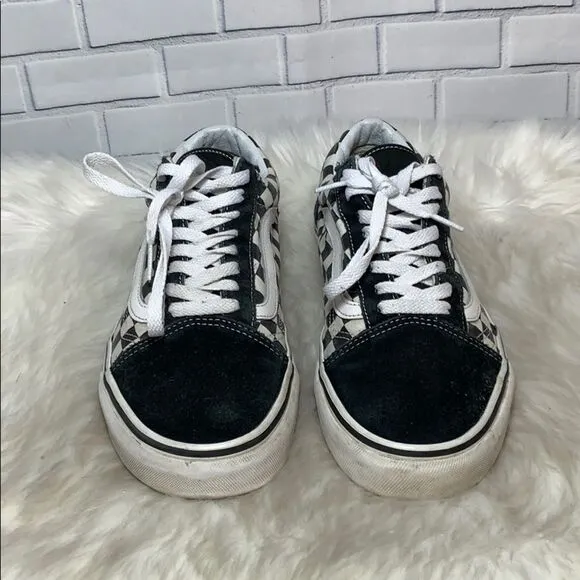 Vans Checkerboard Old Skool Sneakers Size …