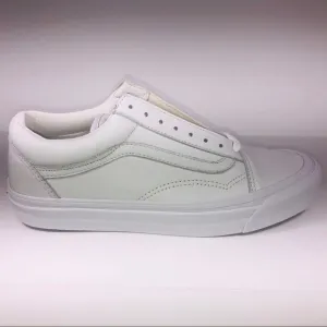 VANS OG Old Skool LX VLT White Leather Sneakers