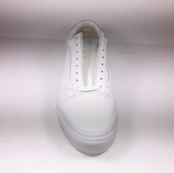 VANS OG Old Skool LX VLT White Leather Sneakers