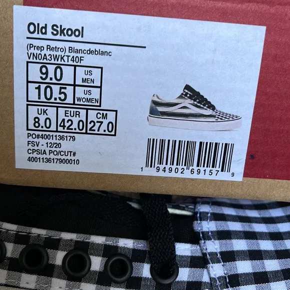 Vans Old Skool Prep Retro Blancdeblanc MENS