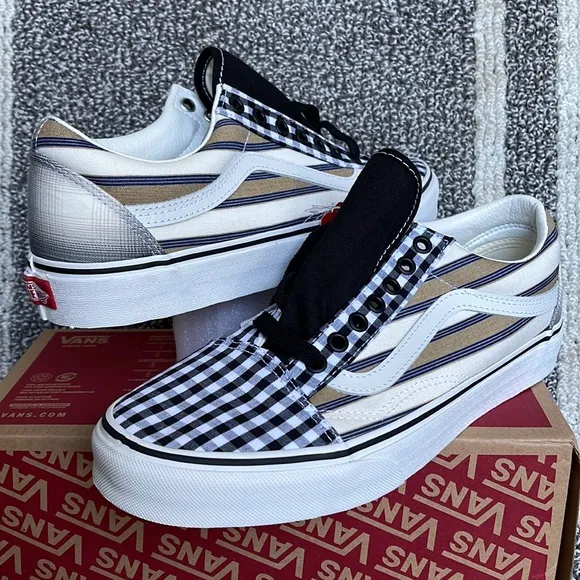 Vans Old Skool Prep Retro Blancdeblanc MENS