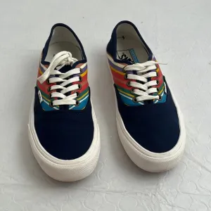 Vans retro stripe dress blues multicolor ultra cush low top sneakers