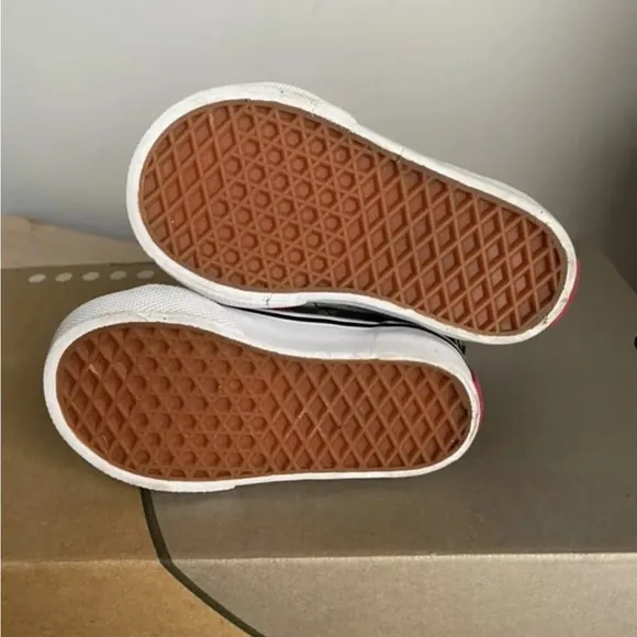 Vans Sk8 Hi Checkered Toddler Sneakers - SZ 4 C