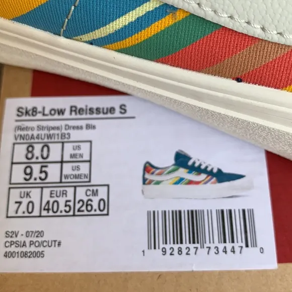 VANS SK8-HI REISSUE S RETRO SPORT STRIPES WMNS