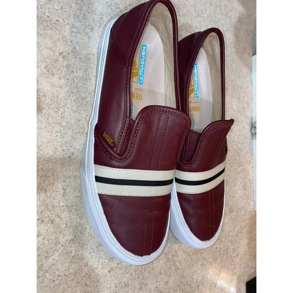 VANS The General NY UltraCush Leather Sneakers Men's 9 Sz 10.5 Very RARE