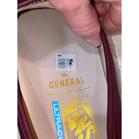 VANS The General NY UltraCush Leather Sneakers Men's 9 Sz 10.5 Very RARE