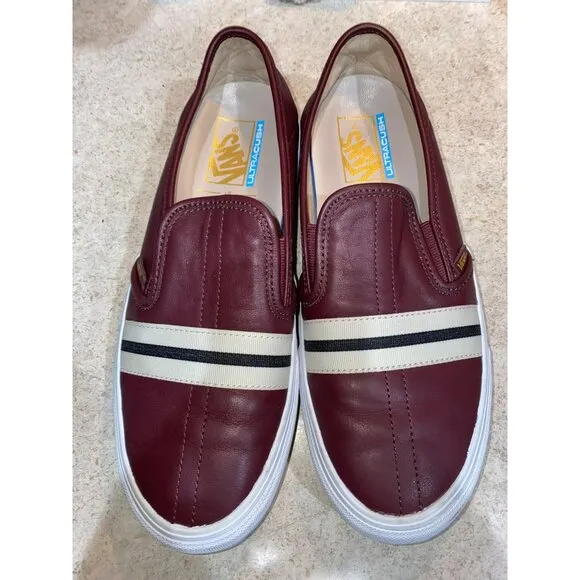 VANS The General NY UltraCush Leather Sneakers Men's 9 Sz 10.5 Very RARE