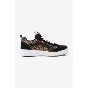 VANS Women’s Cheetah Range EXP Black Suede Skate Weekend Walking New Sneakers 8M
