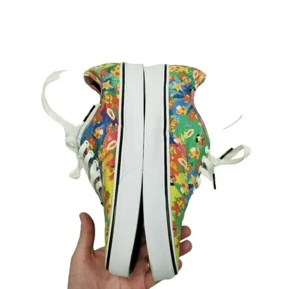Vans x Nintendo Mario Bros Game Over Sneakers Womens 10.5 Men's 9 Retro Game EUC