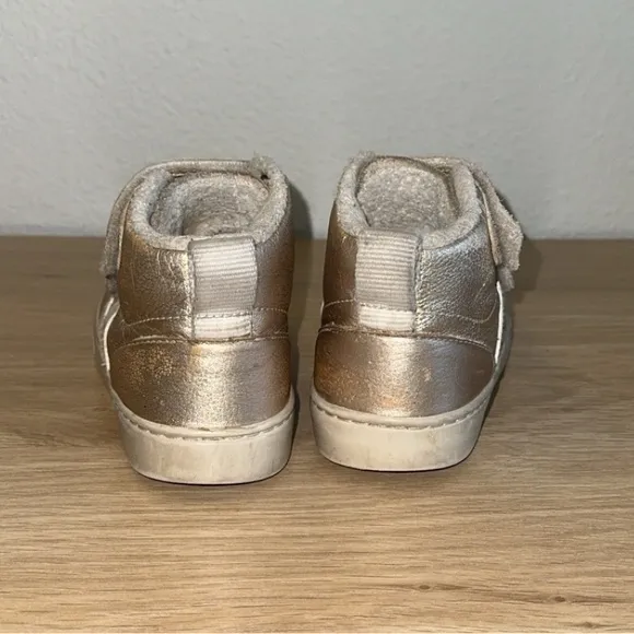 Veja Kids V-10 Chromefree Metallic High Top Leather‎ Fashion Sneakers 11