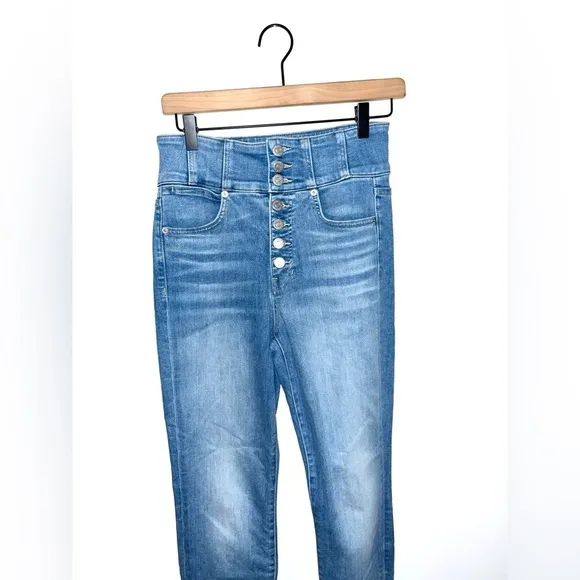 VERONICA BEARD Katherine Corset extra high rise skinny jeans in size 26