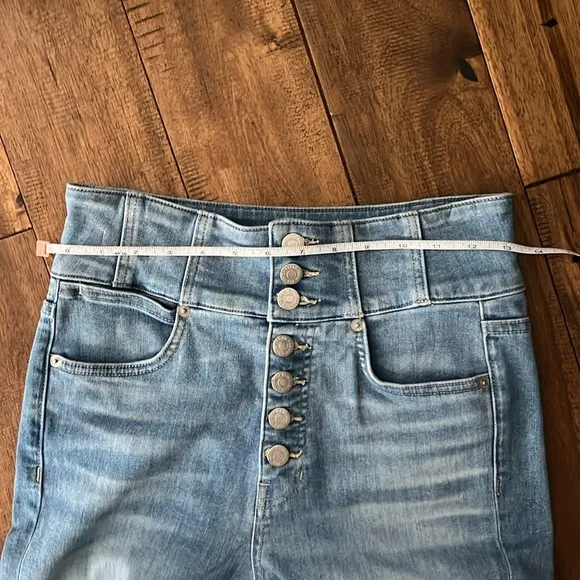 VERONICA BEARD Katherine Corset extra high rise skinny jeans in size 26