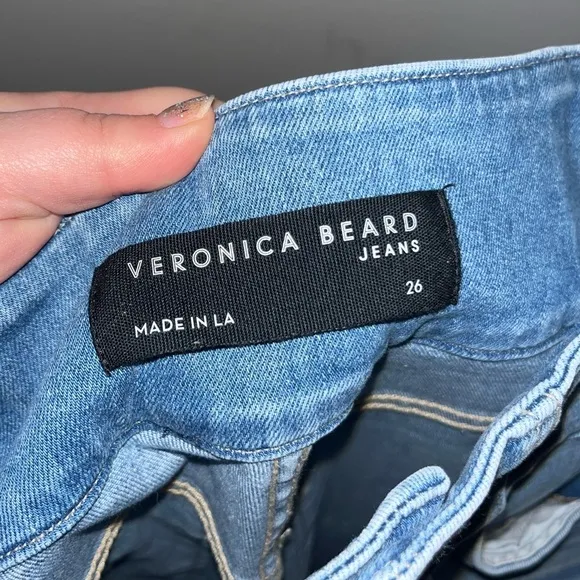 VERONICA BEARD Katherine Corset extra high rise skinny jeans in size 26