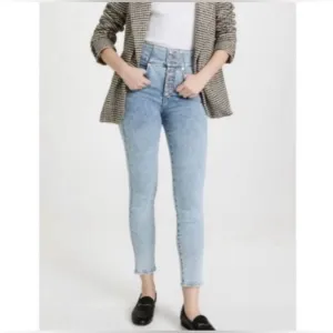 VERONICA BEARD Katherine Corset extra high rise skinny jeans in size 26