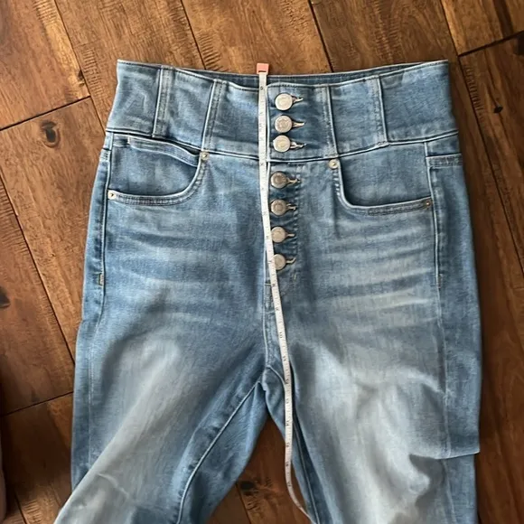VERONICA BEARD Katherine Corset extra high rise skinny jeans in size 26