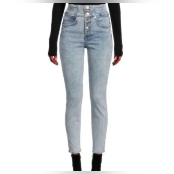 VERONICA BEARD Katherine Corset extra high rise skinny jeans in size 26